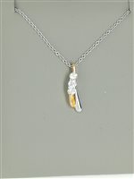 Collana Polello Donna in Oro Diamante 0.3 Ct G2384BR - G2384BR